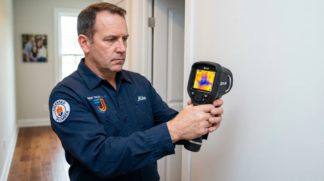 Thermal imaging leak detection by Johns Plumbing LLC in Grand Junction
